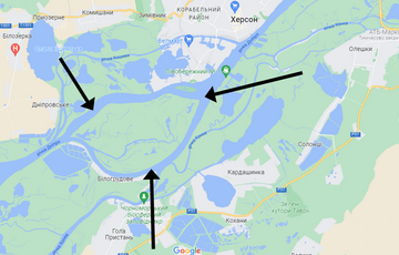 ВСУ установили флаг на острове возле Херсона