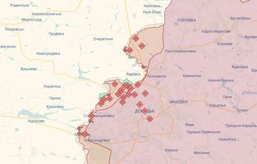 Россияне с утра непрерывно обстреливают Авдеевку