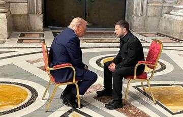 Стало відомо, хто наполягав на зустрічі Трампа й Зеленського у Ватикані Стало відомо, хто наполягав на зустрічі Трампа й Зеленського у Ватикані