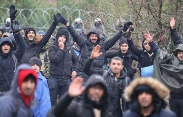 В Україну з Білорусі намагалися потрапити мігранти з Близького Сходу