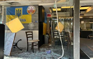 Іранська ракета пошкодила кафе українських біженців із Харкова у Хайфі