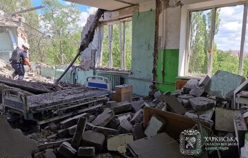 Появились фото последствий удара по туберкулезному диспансеру в Харькове Появились фото последствий удара по туберкулезному диспансеру в Харькове