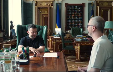 Зеленський зустрівся із заступником голови Меджлісу кримськотатарського народу Наріманом Джеляловим