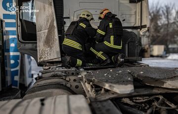 В Сумах россияне ударным БПЛА атаковали АЗС