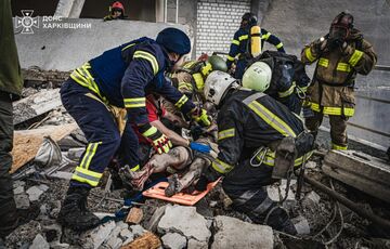 В Харькове спустя 12 дней потушили пожар на предприятии, по которому ударила Россия