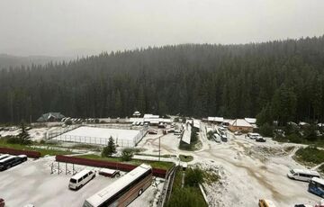 У Карпатах випав серпневий сніг