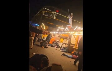 Автомобиль въехал в толпу людей на рождественской ярмарке в Германии: видео