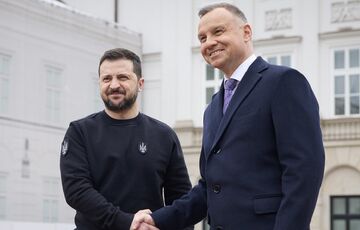 Зеленський з Дудою обговорили інтеграцію України до НАТО та ситуацію на фронті