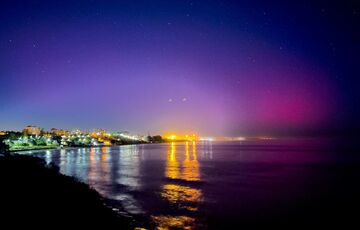 Северное сияние над Украиной вызвала ”экстремальная геомагнитная буря”: фото