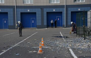 Безпілотник врізався у будівлю ”Газпрому” у Бєлгороді: відео