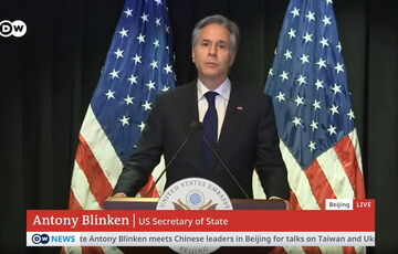 Блінкен попередив Китай про наслідки підтримки Росії Блінкен попередив Китай про наслідки підтримки Росії