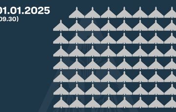 В новогоднюю ночь Россия атаковала Украину 111 беспилотниками