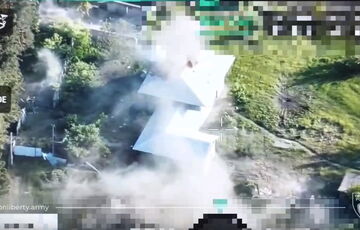 Российская армия разрушает села Белгородской области по Бахмутскому сценарию: видеодоказательство