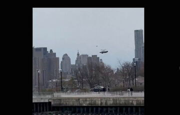 В Нью-Йорке упал вертолет, на борту которого находился исполнительный директор Siemens с женой и детьми
