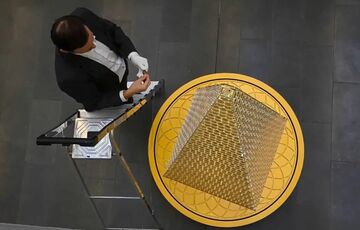 В Германии установили самую дорогую в мире рождественскую елку: фото