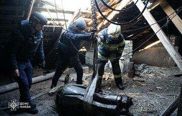 Из дома в Киеве изъяли кусок российской ракеты