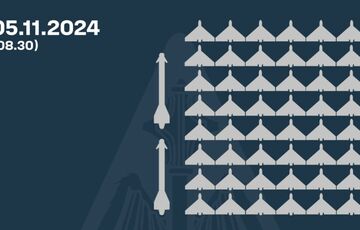 Росія атакувала Україну 80 дронами, 2 ракетами та авіабомбами