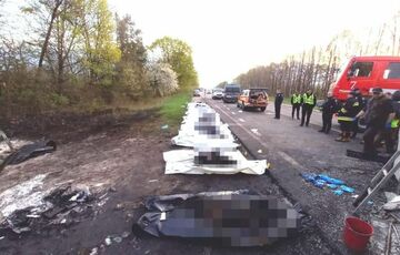 В жутком ДТП в Ровенской области погибли 26 человек 
