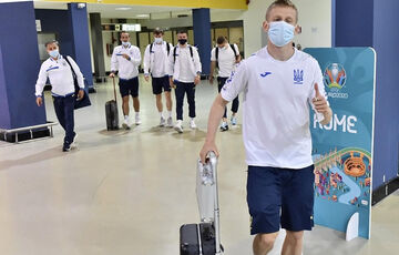 Сборная Украины прилетела в Рим на четвертьфинал Евро