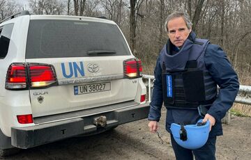 Очільник МАГАТЕ приїхав на Запорізьку АЕС Очільник МАГАТЕ приїхав на Запорізьку АЕС