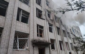 Российские дроны повредили учебное заведение в Черкасской области