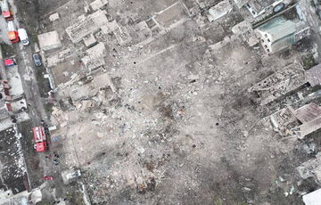 Увеличилось число погибших в результате удара по Запорожью Увеличилось число погибших в результате удара по Запорожью