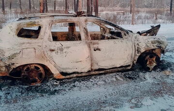 Российский FPV-дрон атаковал машину полицейских во время эвакуации мирных жителей