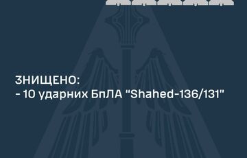 Россия ночью била по Украине ракетами С-300 и ”шахедами”: что сбили
