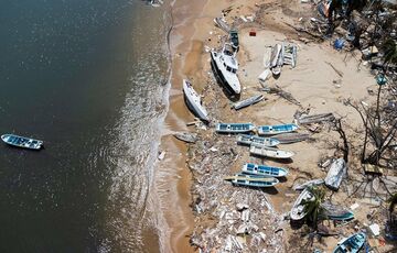 В Мексике резко выросло количество жертв урагана Отис