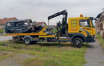 В Хорватии перевернулся фургон с мигрантами: есть погибшие