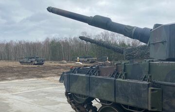 Украинские военные тренируются на танках Leopard 2 в Польше