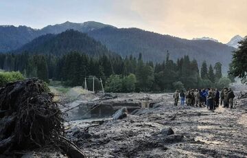 В Грузии снова возросло число погибших из-за оползня