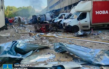 В прокуратуре сообщили подробности удара по терминалу Новой почты в Харькове В прокуратуре сообщили подробности удара по терминалу Новой почты в Харькове