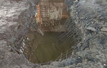 З'явилося відео з Чонгарських мостів після обстрілу