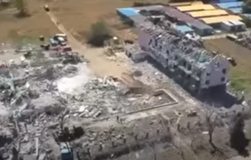 На месте ракетного удара в Сергеевке нашли 500 обломков российских ракет: видео