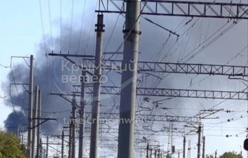 В Крыму, вероятно, прилеты по железнодорожной инфраструктуре в Красногвардейском и Джанкое В Крыму, вероятно, прилеты по железнодорожной инфраструктуре в Красногвардейском и Джанкое