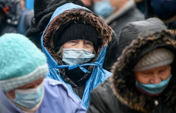 Две области Украины оказались в ”оранжевой зоне”