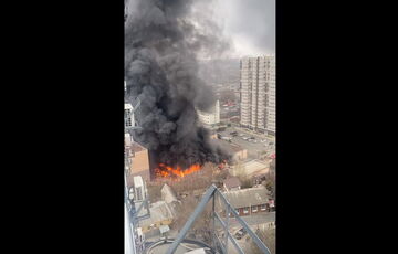 Партизани взяли відповідальність за пожежу у будівлі ФСБ у Росії