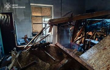 Россияне атаковали пожарную часть в Донецкой области (фото)