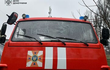 Росіяни пошкодили пожежну частину на Донеччині