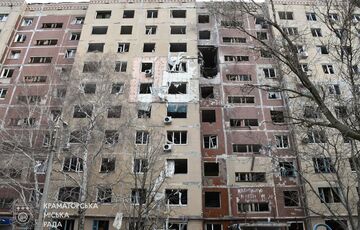 Восемь человек ранены в результате российского удара по Краматорску: фото