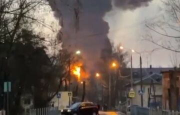 Велика пожежа у Брянську: сталося загоряння нафтобази ”Транснефть” Велика пожежа у Брянську: сталося загоряння нафтобази ”Транснефть”