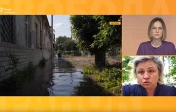 Вода Каховской ГЭС размывает канализацию, свалки и кладбища