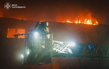 Ворог масовано вдарив безпілотниками по Харкову