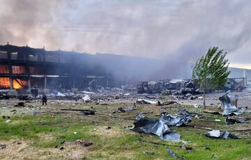 Российские ракеты уничтожили в Одесской области склады с гуманитарной помощью от Красного Креста