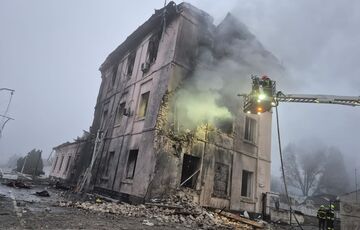 Россияне атаковали железнодорожную станцию ”Запорожье-Каменское” в Днепропетровской области