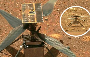 Вертолет NASA совершил первый свой полет на Марсе