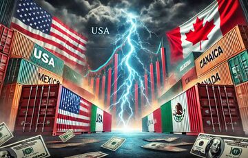 Трамп начал торговую войну с Канадой, Мексикой и Китаем Трамп начал торговую войну с Канадой, Мексикой и Китаем