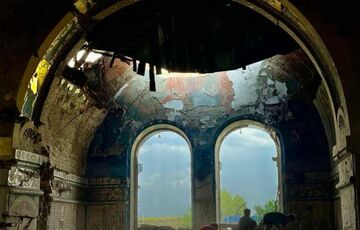 Россияне своим обстрелом разрушили храм, которому более 100 лет