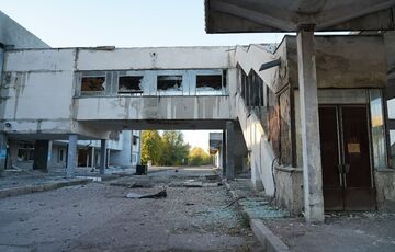 Россияне повредили автовокзал в Черкассах